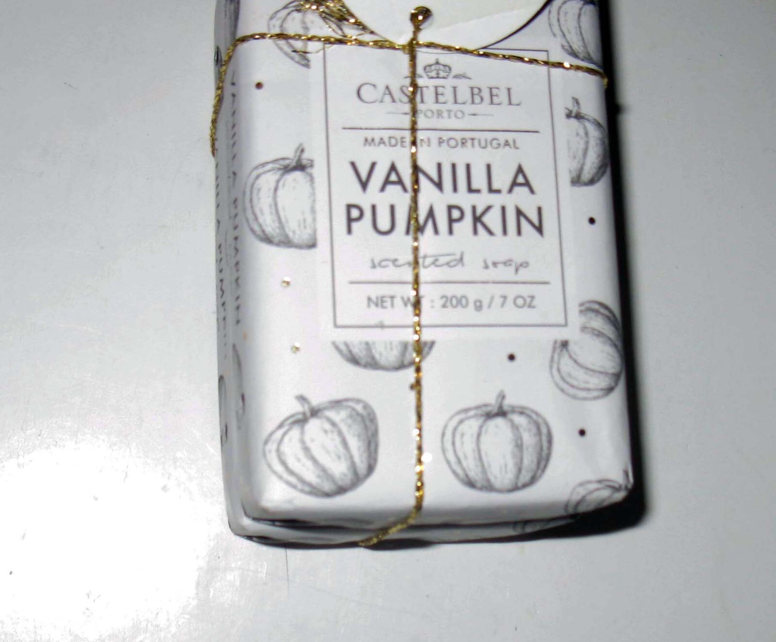 NEW 2 Pack Castelbel VANILLA PUMPKIN Scented Bar Soap 7 oz Autumn Holiday Fall