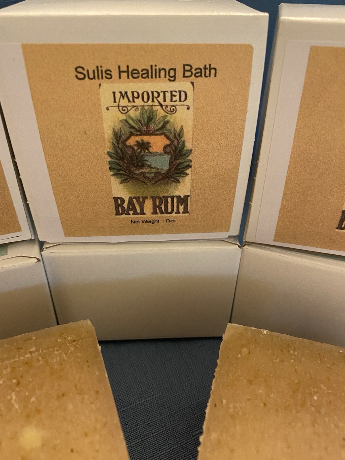 Bay Rum Handcrafted Bath Soap By Sulis Healing Bath