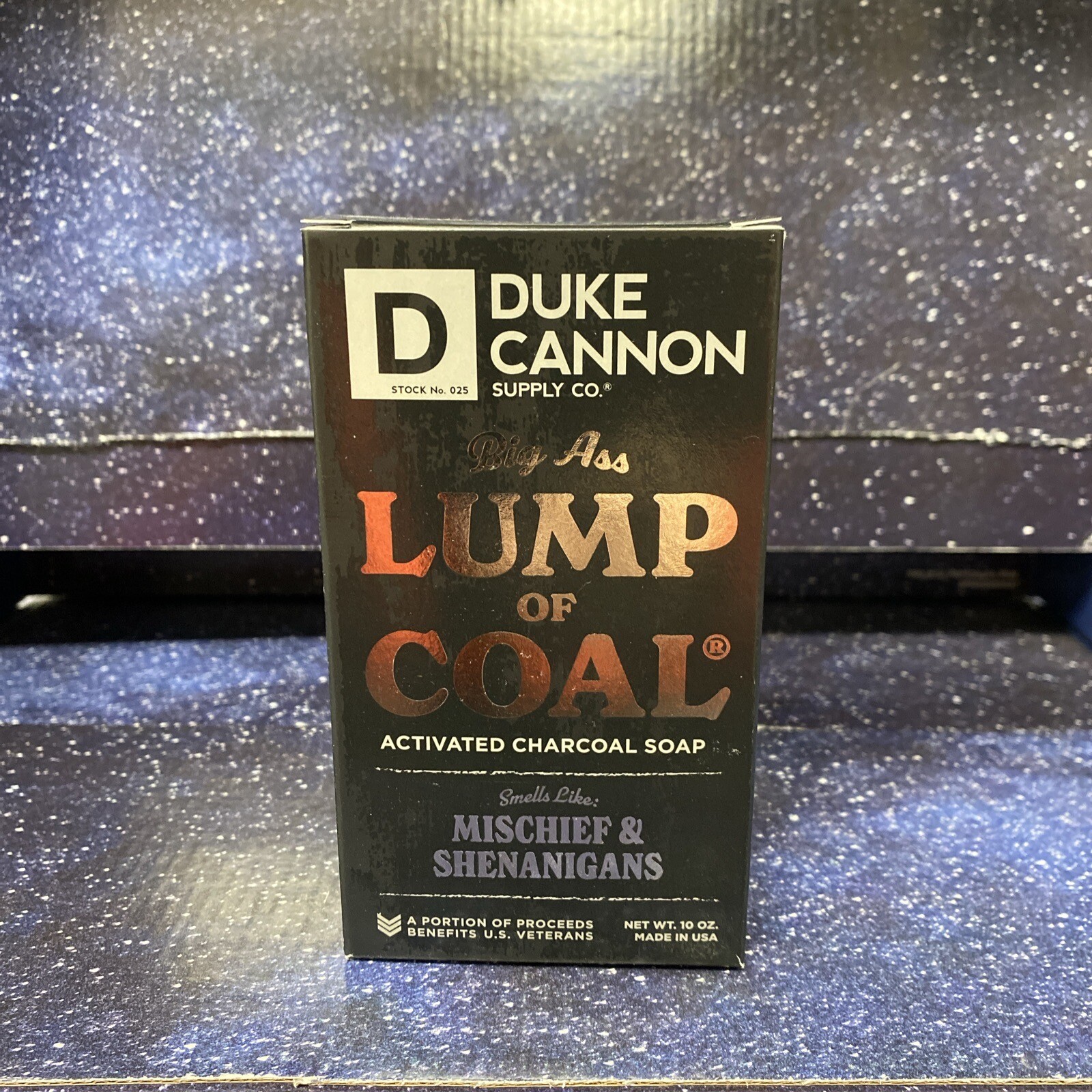 Duke Cannon Big Ass Lump Of Coal Soap for Men 10oz Activated Charcoal Soap Bar