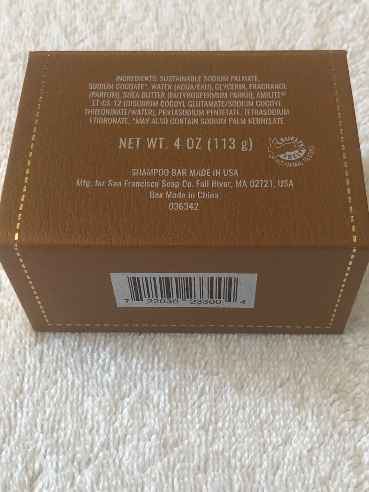 San Francisco Soap Company Man Bar Shampoo Bar 4 Ounce (Cedar + Sandalwood)