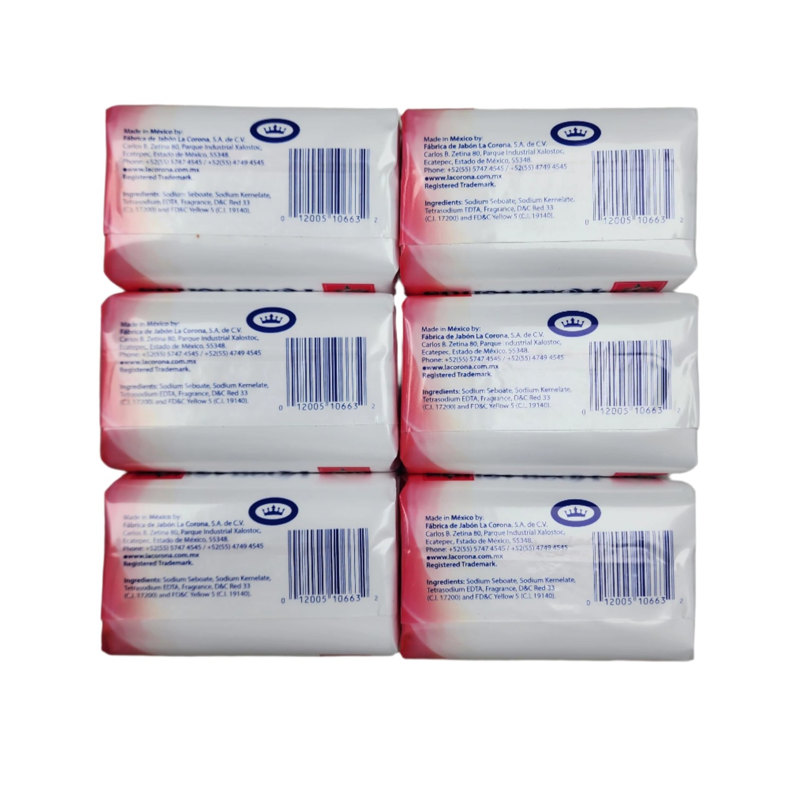 Pink Bar Soap 5.3 oz (Pack of 6)