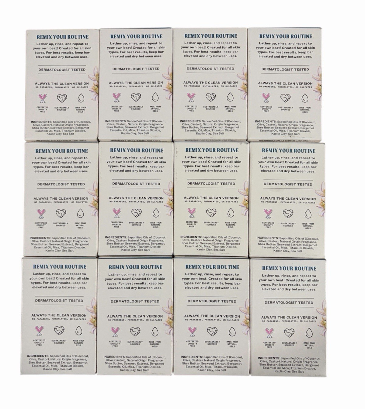 Jukebox Sky Blue Malibu Natural Bar Soap 4.5oz By Dr. Squatch- LOT OF 12