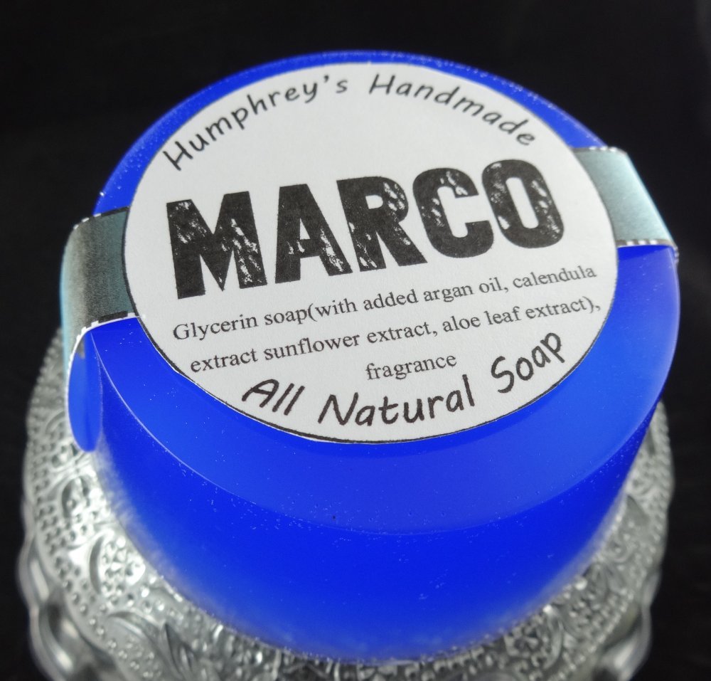 MARCO Polo Sport Men’s Soap Round Glycerin Bar Shave & Shampoo Beard Wash