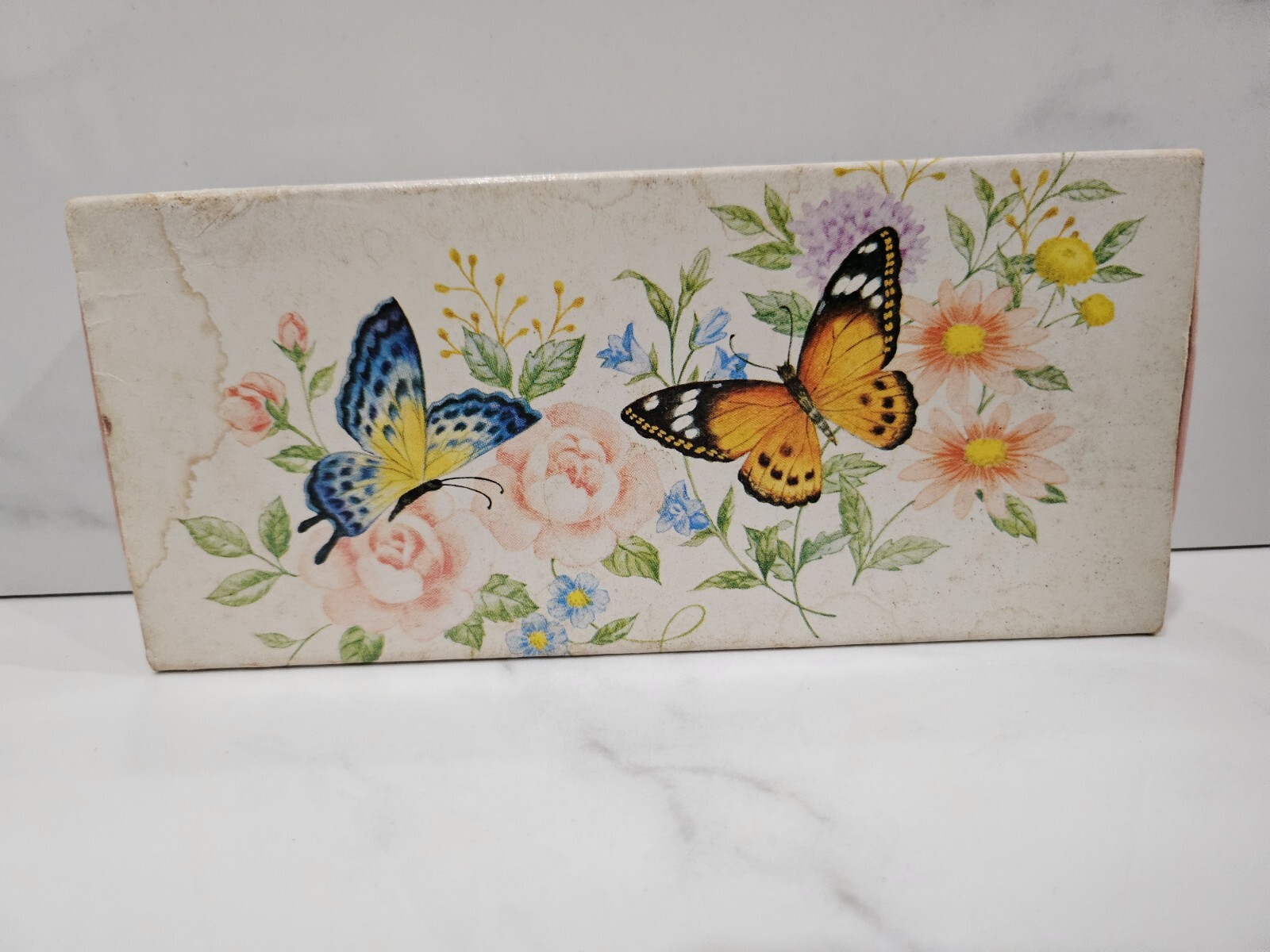 Vintage Avon Summer Butterflies and Blossoms Soaps Set of 2 in Box New