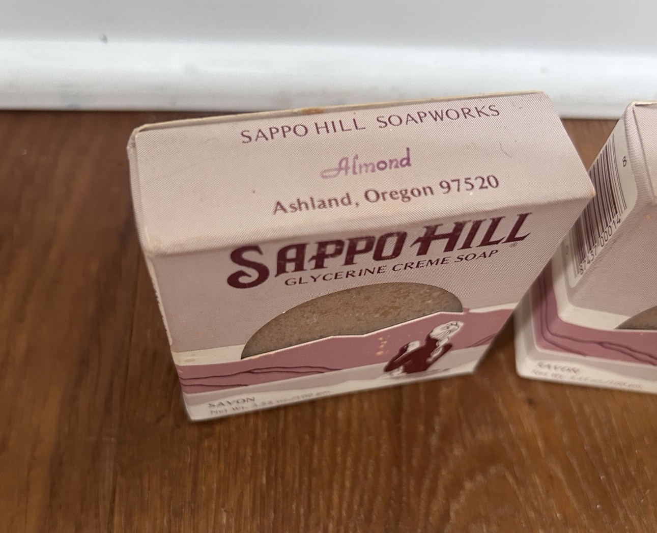 Vtg Savon Sappo Hill Glycerine Crème Bar Soap 3.5 oz Almond & Cucumber Lot Of 5