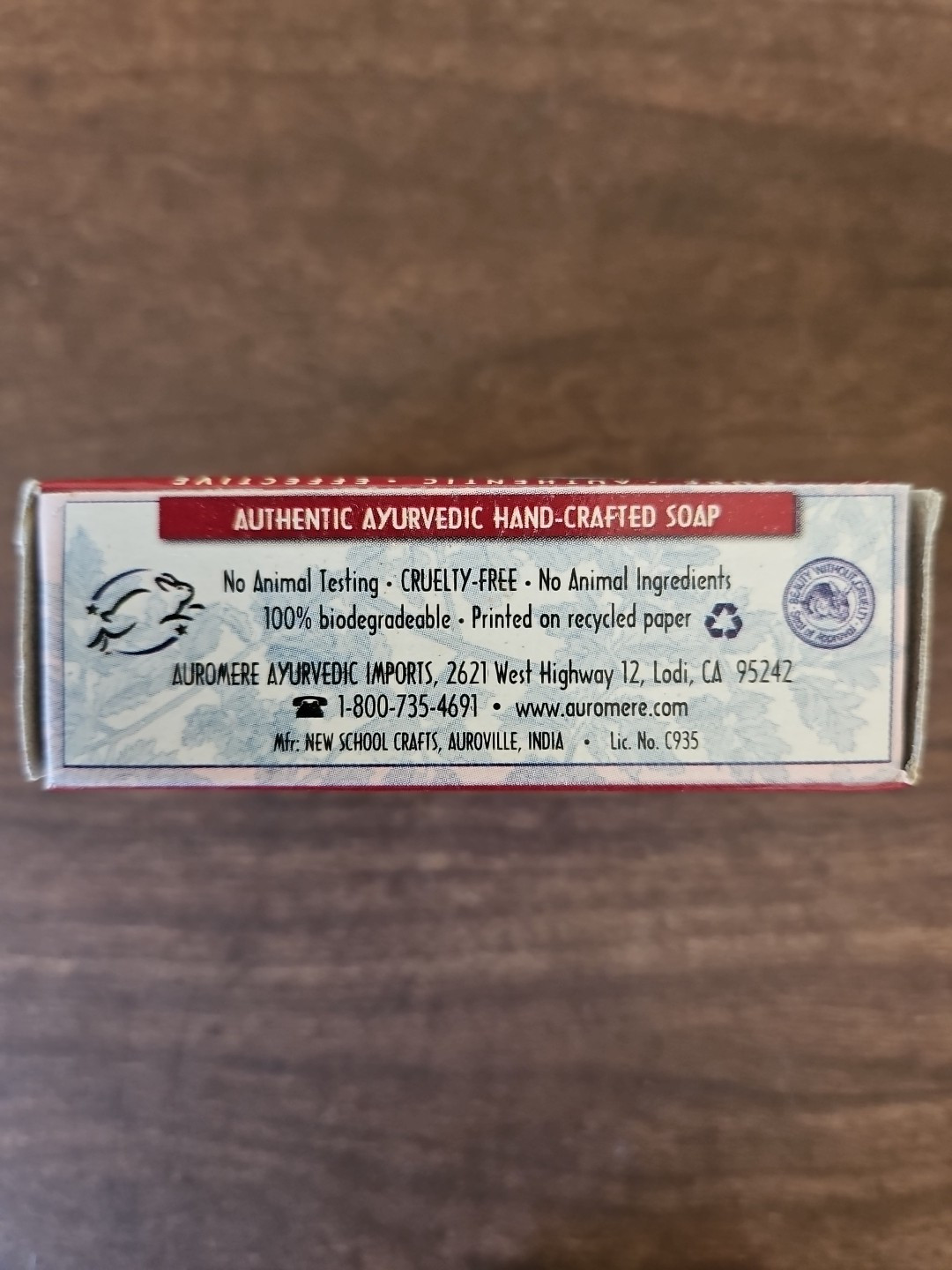 Auromere Ayurvedic Bar Soap, Himalayan Rose, One 2.75 oz and Four .71 oz Bars