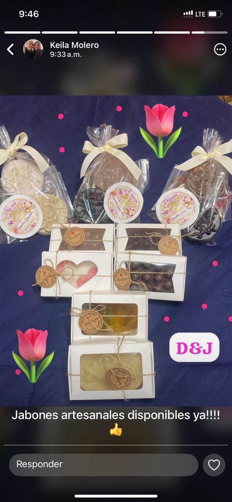 D&J Handmade Artisan Assorted Soap Set Multicolor for Body & Hands Unisex