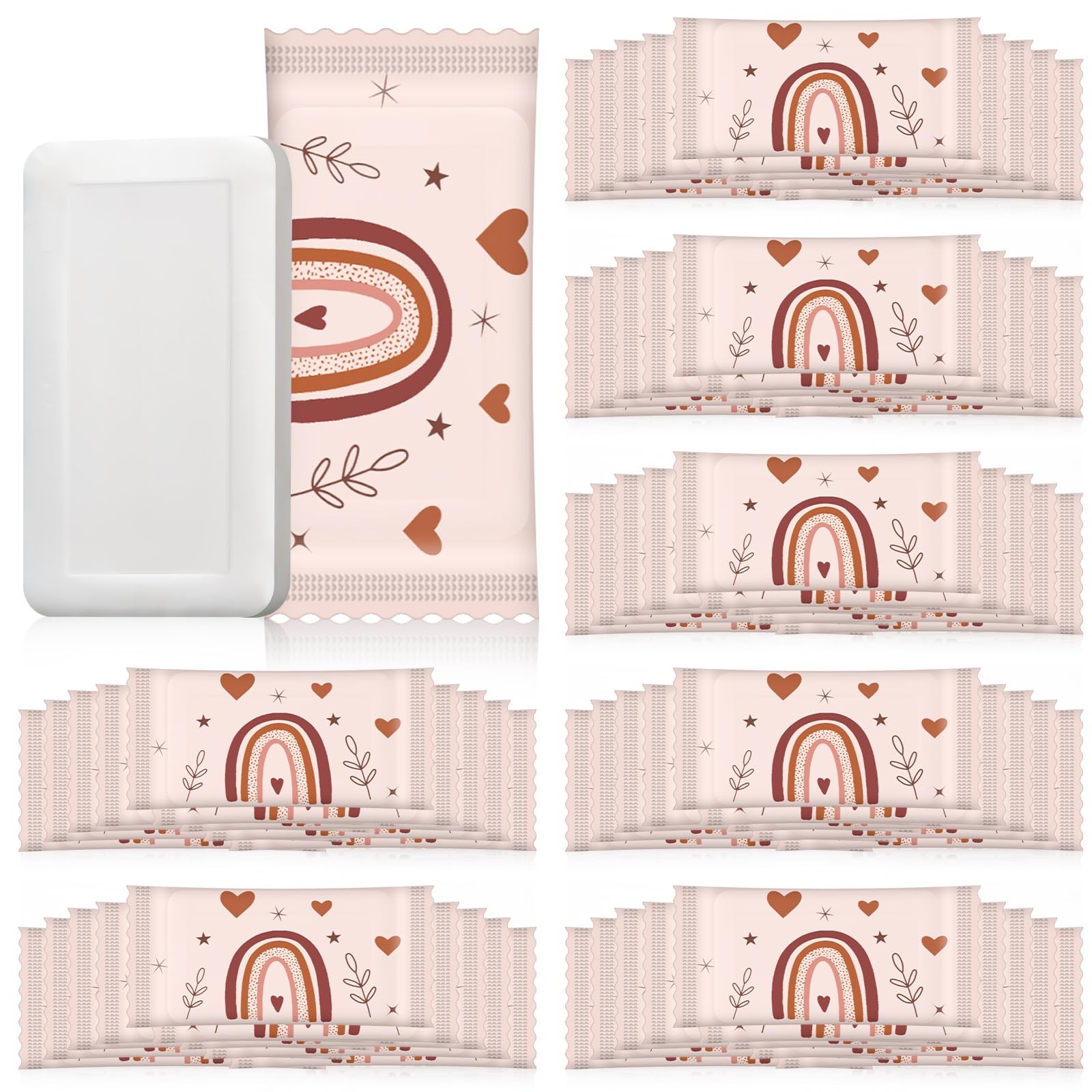 200 Pcs 0.35 oz Mini Hotel Soap Bars Bulk Individually Wrapped Hand Soap Bars…
