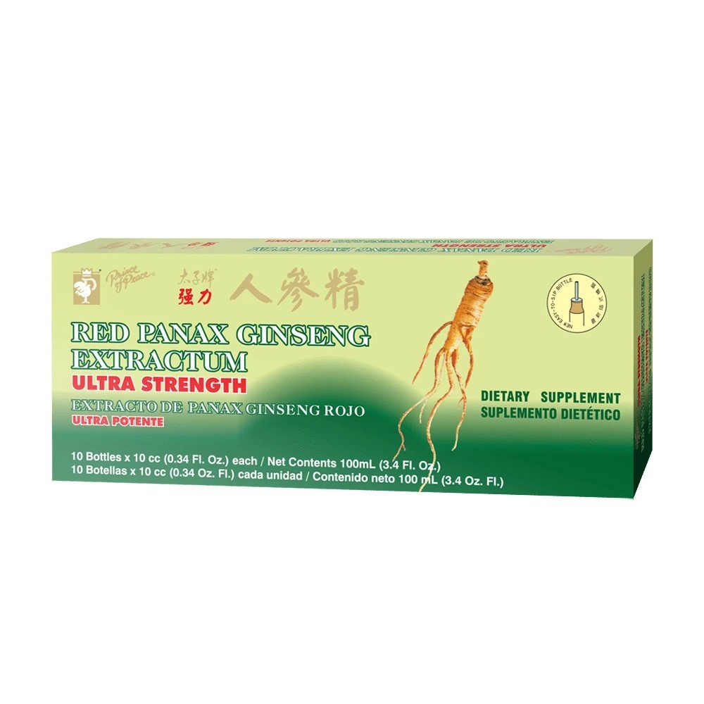 PRINCE OF PEACE RED PANAX GINSENG EXTRACTUM 10 X 10CC
