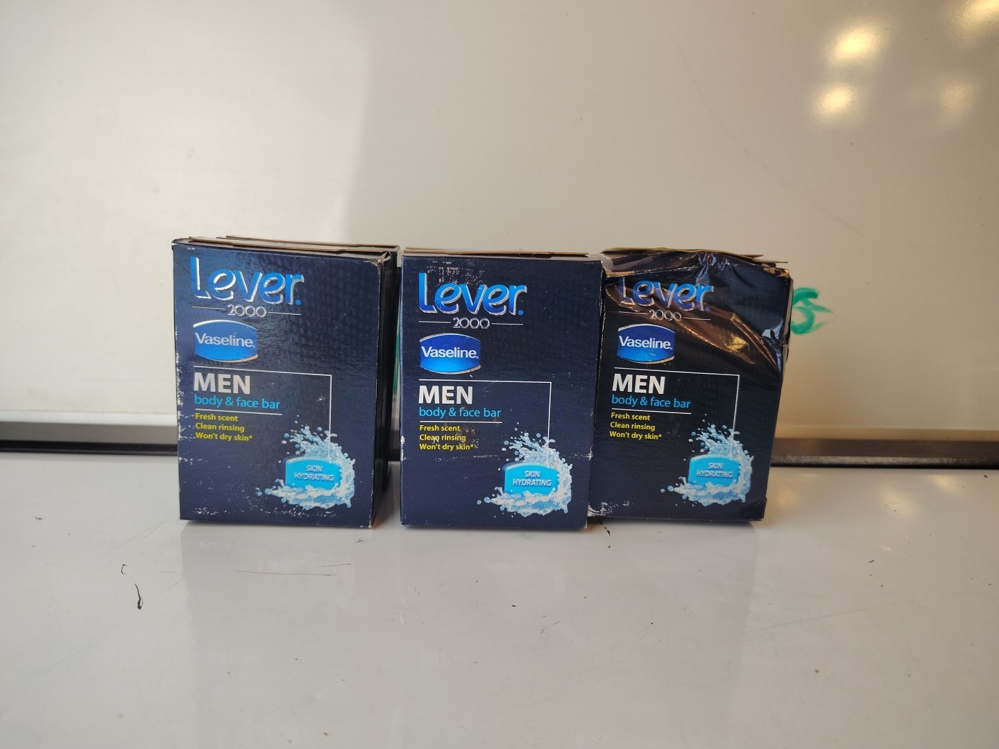 6 Lever 2000 Men Body & Face Bar Fresh Scent Vaseline Discontinued 4.25 oz Bars