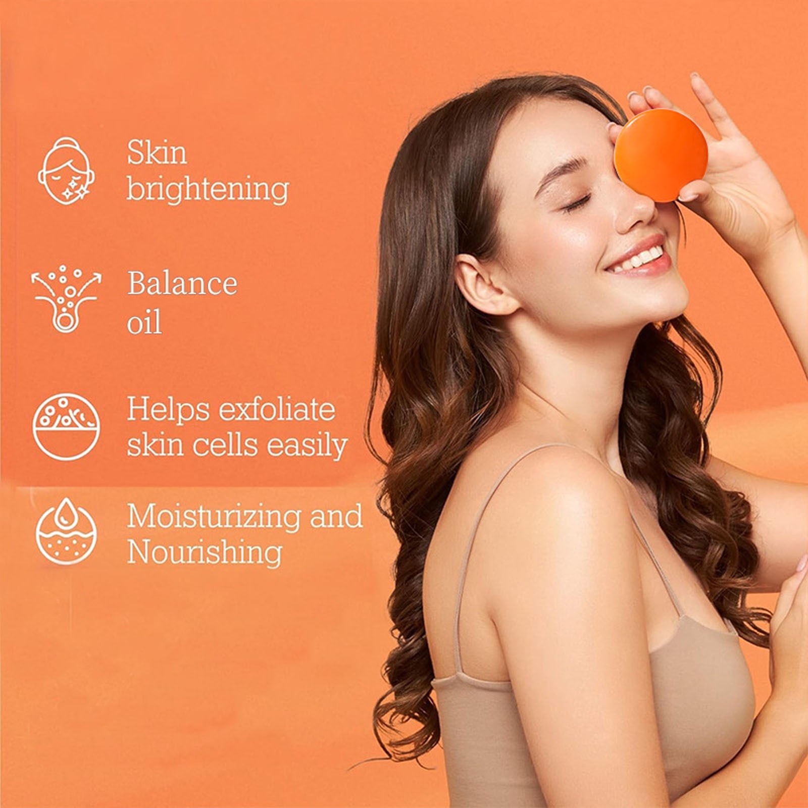 Handmade Papaya Soap Bar Oil Control Moisturizing Hydrating Clean Skin Bath Soap