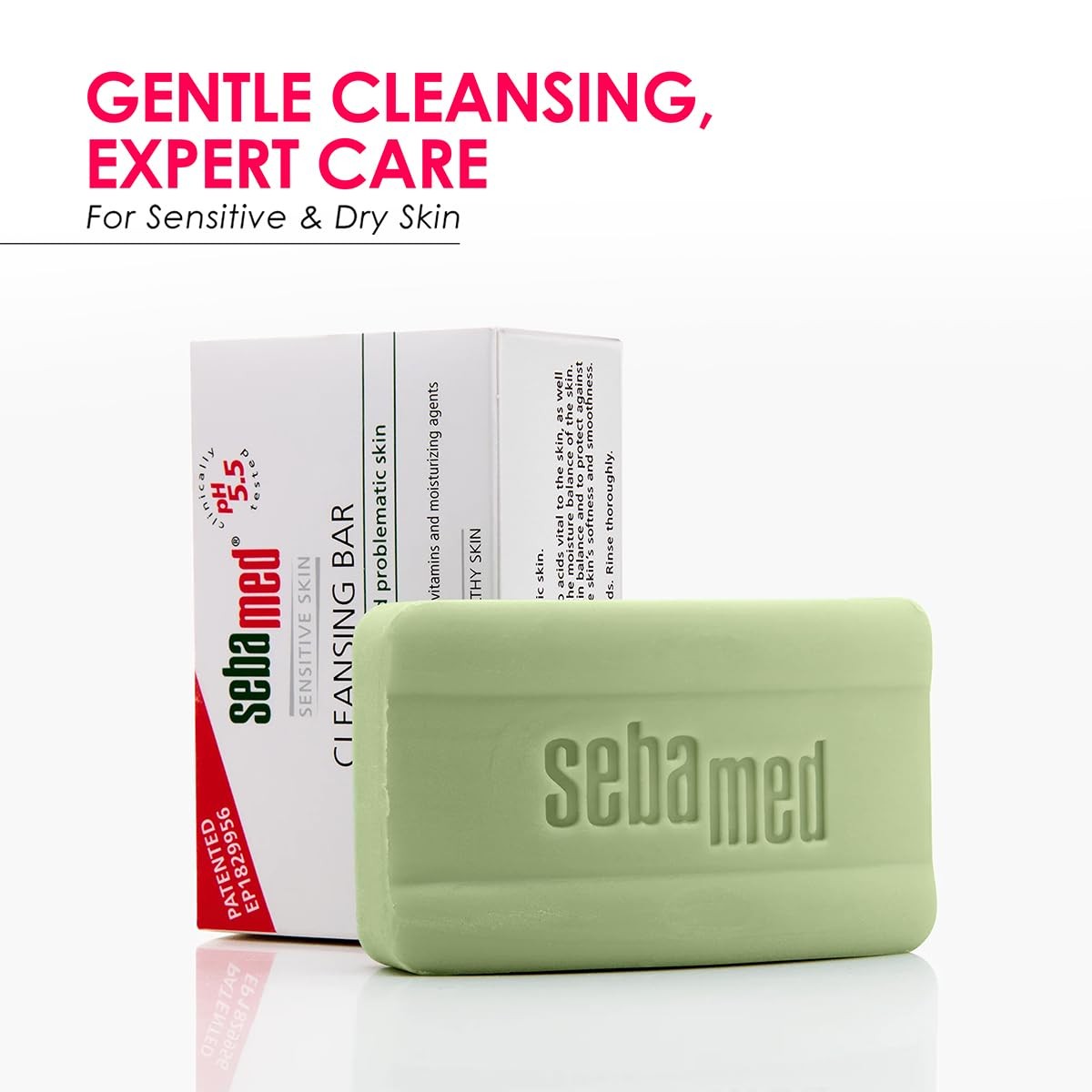 Sebamed Cleansing Bar 100g Pack of 3 pH 5.5 Face & Body