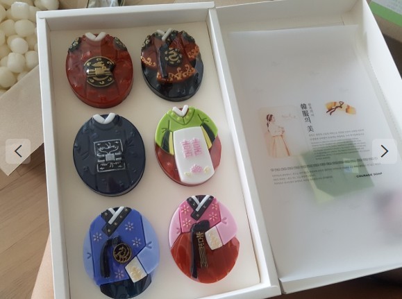 Korean Hanbok Soap Set 6pcs Handmade Traditional Gift Bath Soap | DAEILSHOP