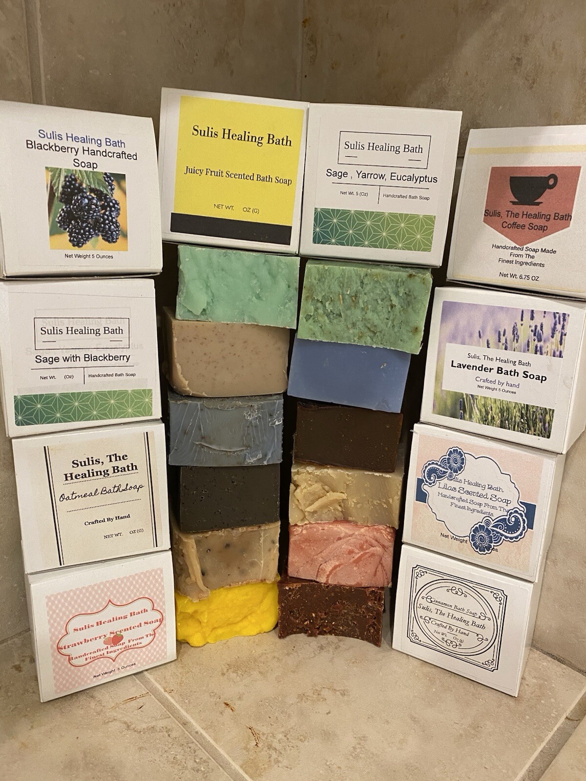 Essential Herbs Handcrafted Bath Soap By Sulis Healing Bath And Free Shampoo Bar