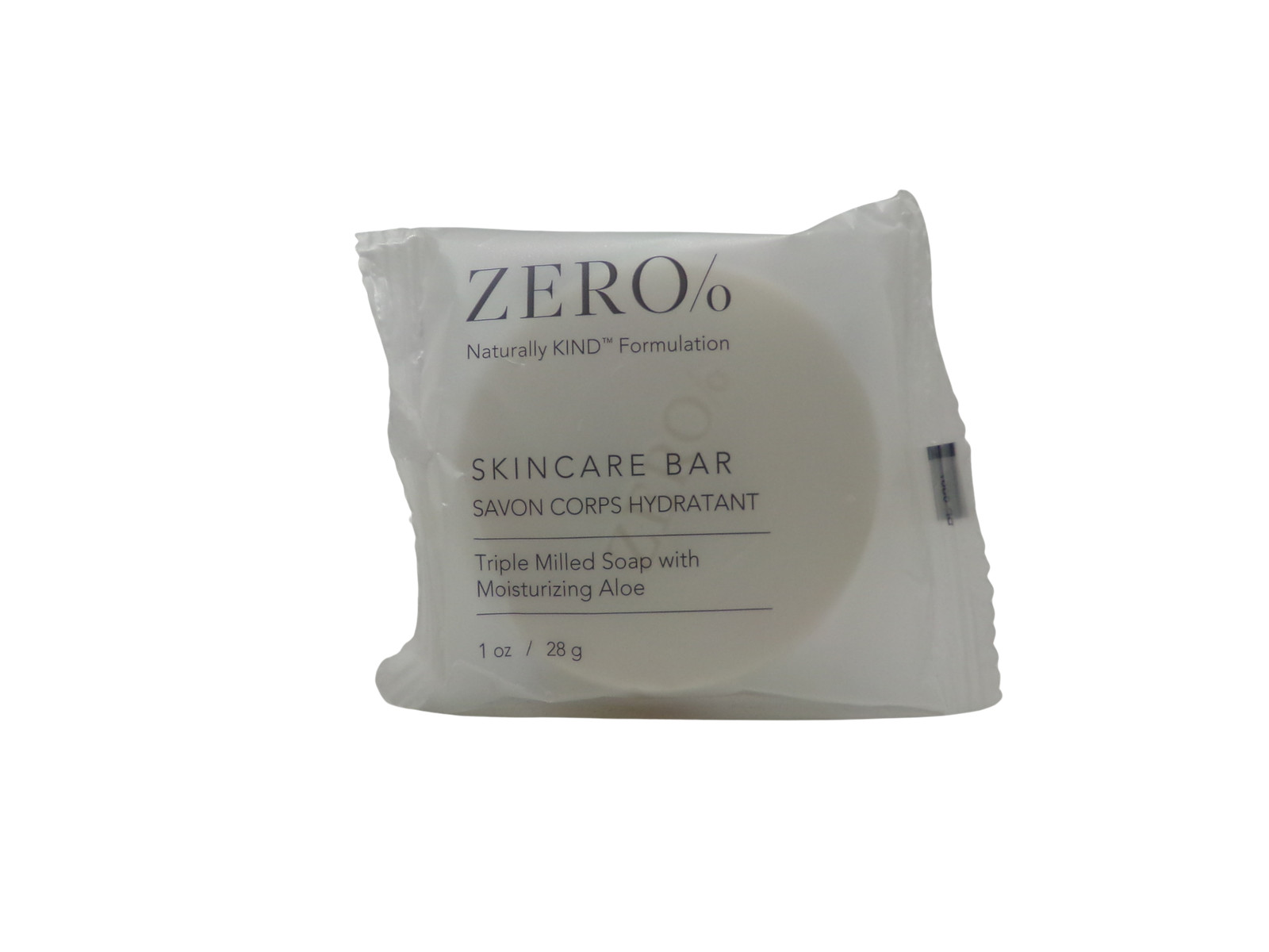 Zero% Triple Milled and Moisturizing Aloe Lot of 24 each 1oz Soap Bars