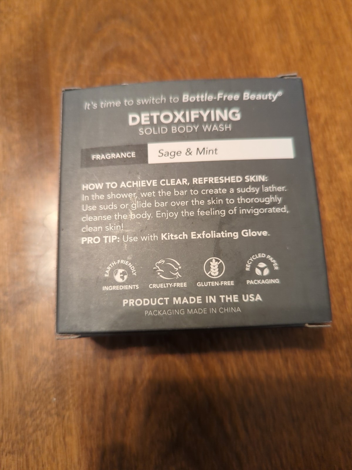 Kitsch Charcoal Soap Bar – Black Soap Bar for Detoxifying Skin | Charcoal Bar So