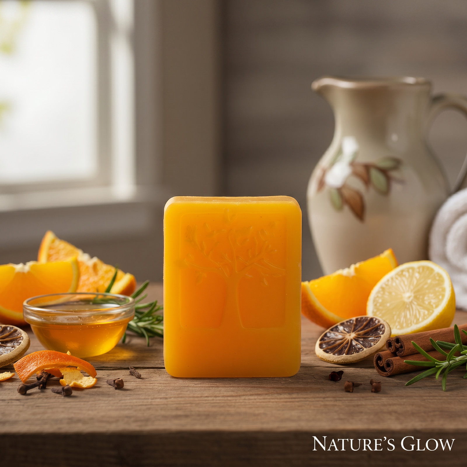 Manuka Honey Turmeric Tallow Soap | Kojic Acid Niacinamide Face Body Cleanser