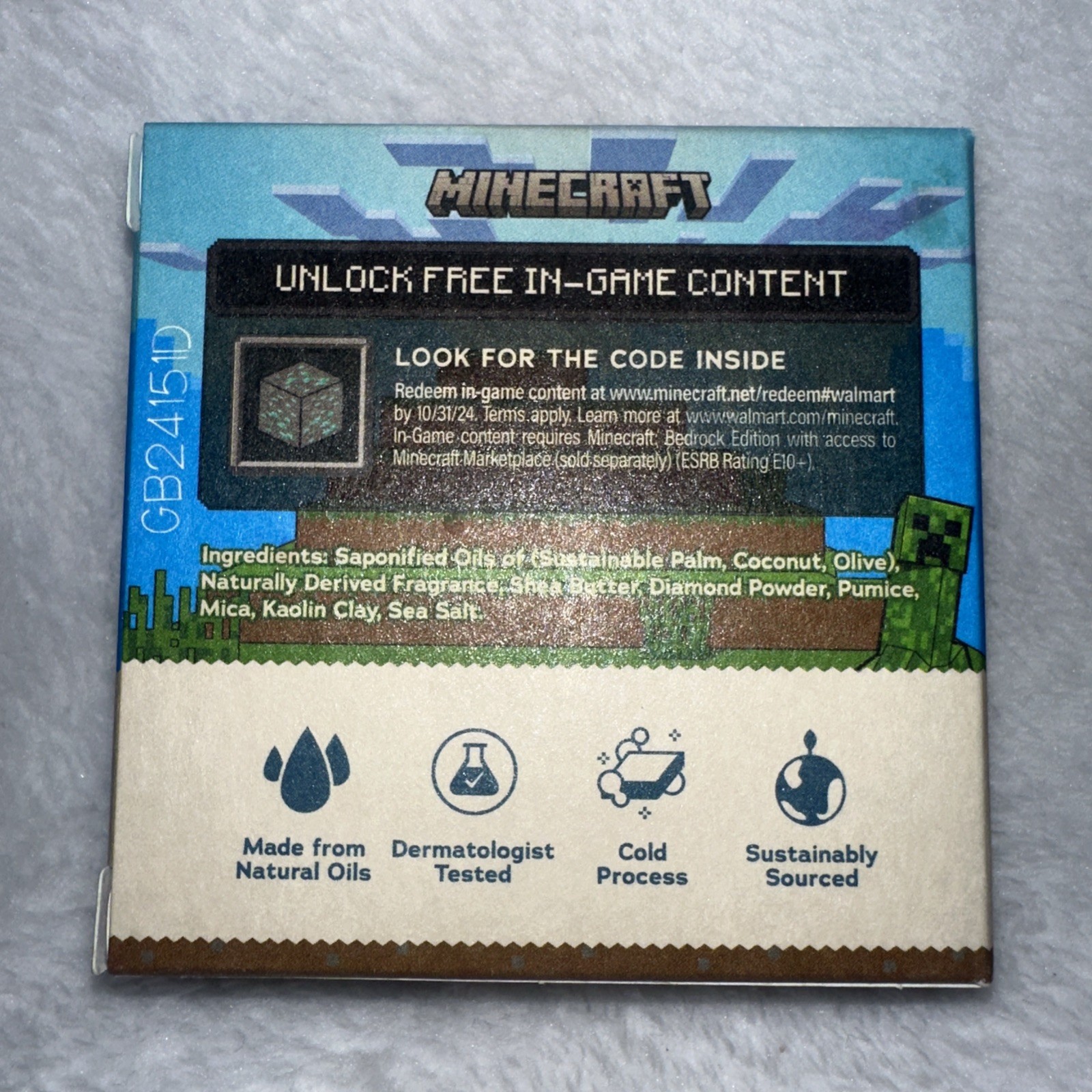 Dr. Squash Minecraft (diamond scrub soap) – in game content – LIMITED EDITION