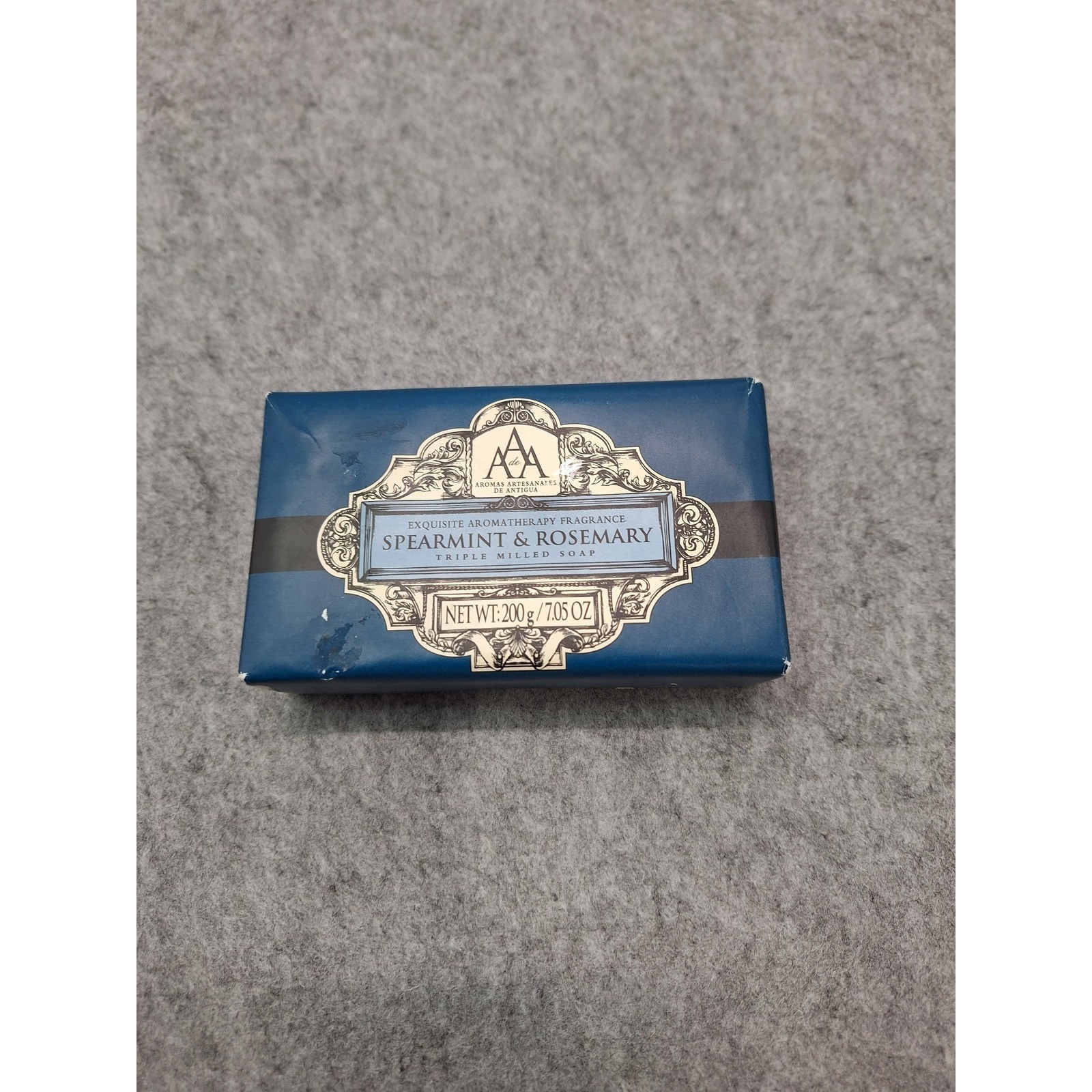 Aromas Artesanales De Antigua Spearmint Rosemary Triple Milled Soap 7.05 Oz