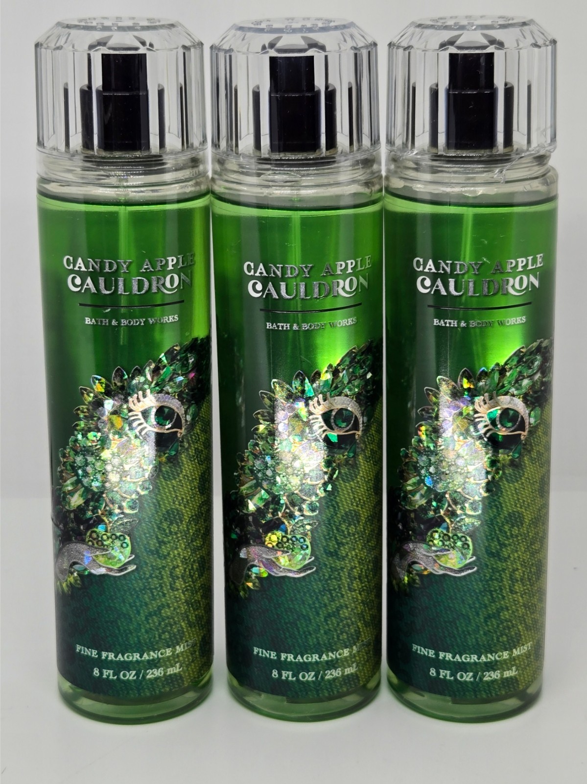 Bath Body Works Candy Apple Cauldron Fine Fragrance Mist x3