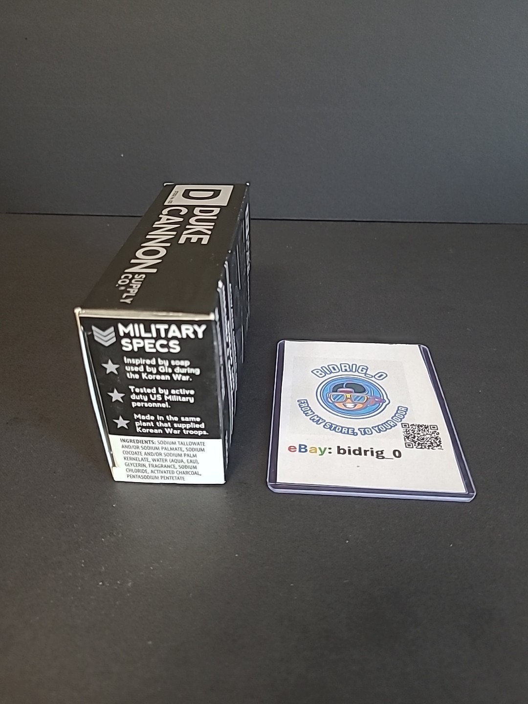 Duke 01HOLIDAYCOAL1 Charcoal Soap – 10oz