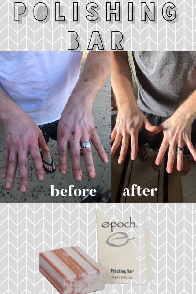 (Out Of stock) Epoch Polishing Bar Soap 3.4oz 100g Removes dead skin, dirt, Oil