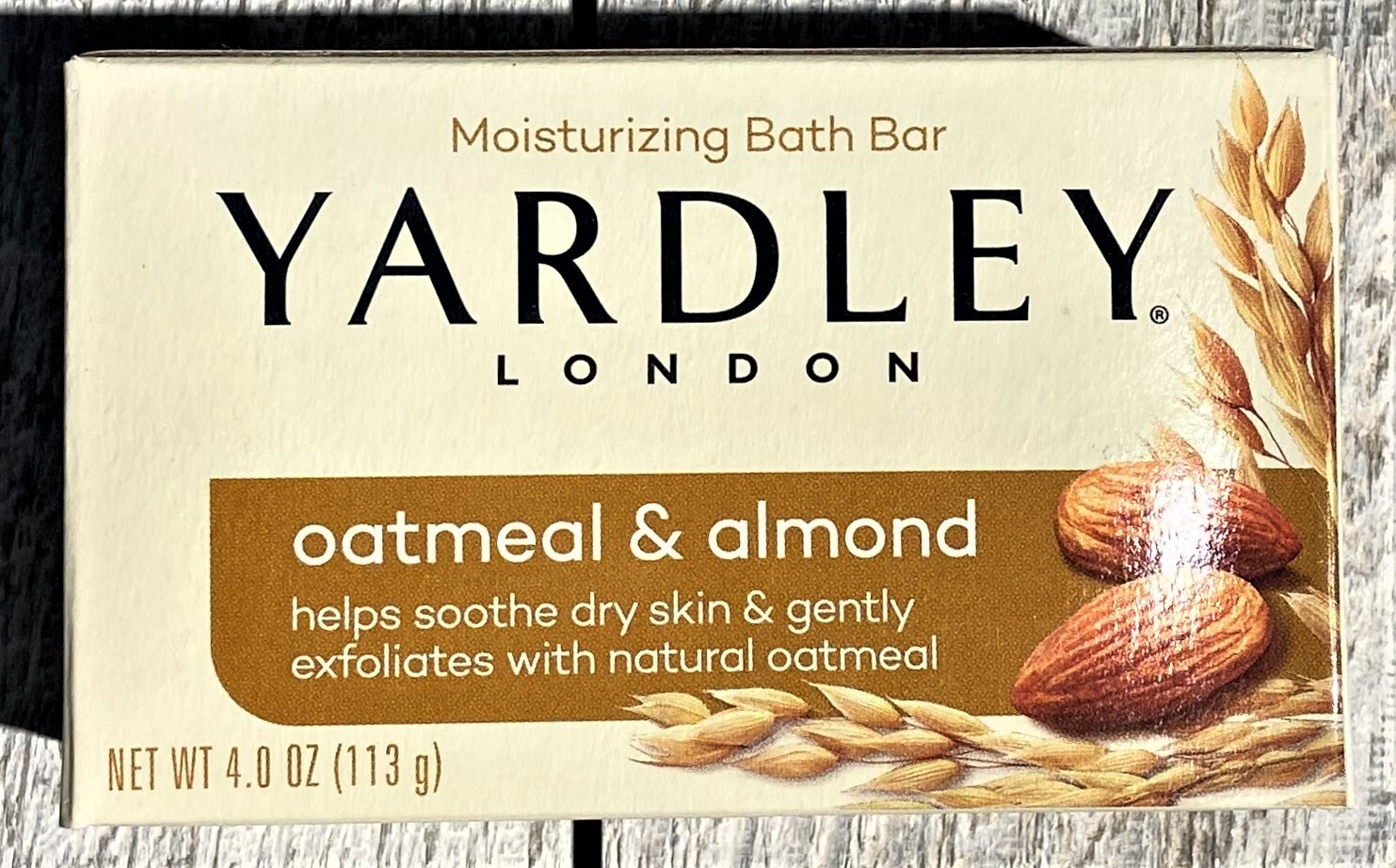 Yardley Oatmeal & Almond Bar Soap – 4oz Bar