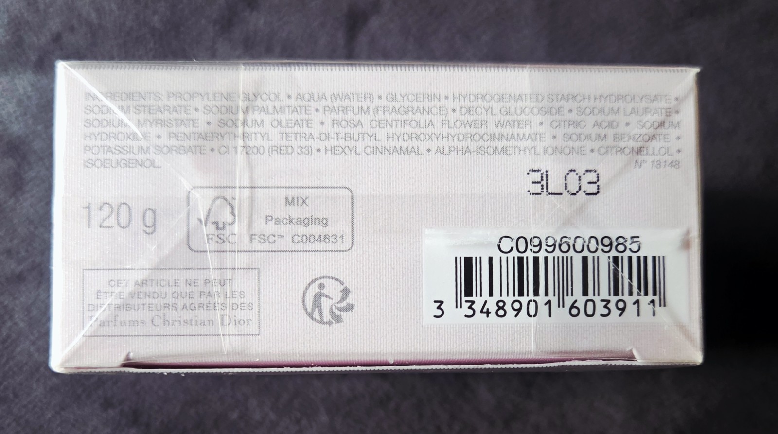 New Sealed DIOR Miss Dior Blooming Scented Soap Full Size 4.2 oz/120g~Authentic