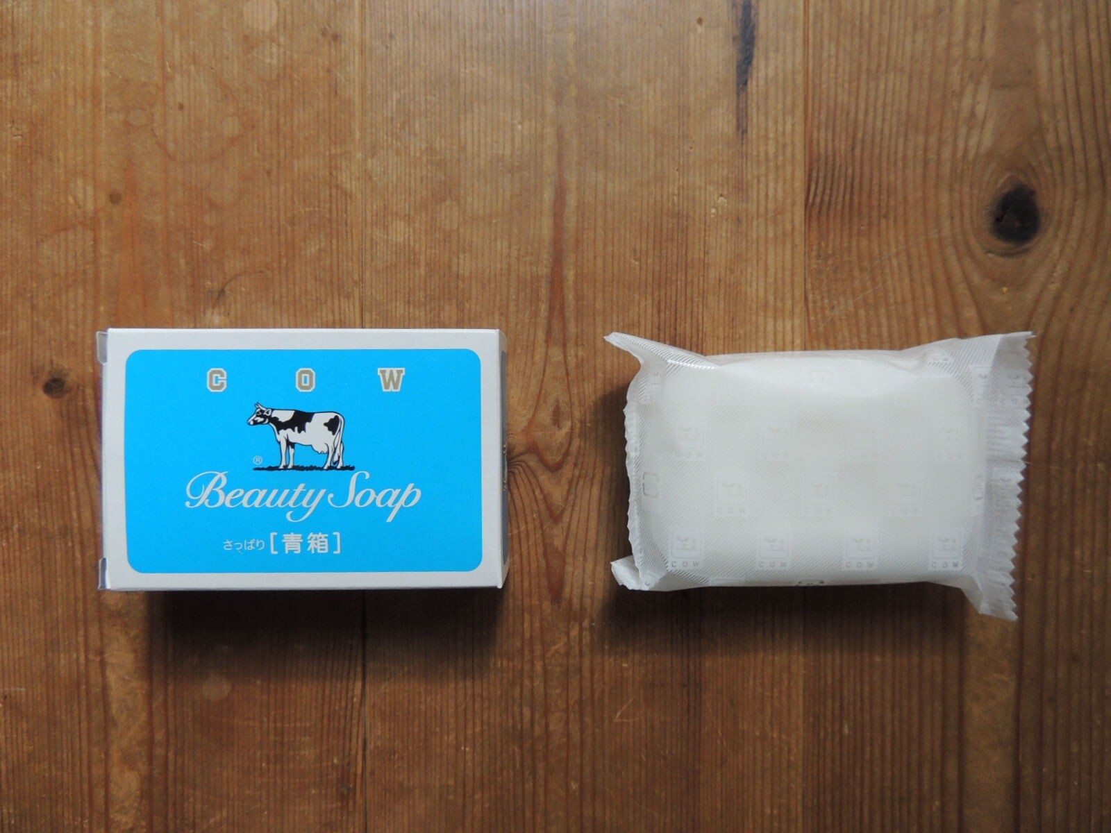 New Cow Brand Beauty Soap Blue Box 85g 6 set Smooth Hand Body Milk