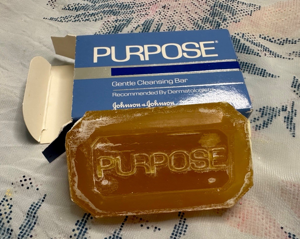 Vintage 1993 Johnson & Johnson Purpose Soap Bar 1.25 oz Medical Sample New NOS