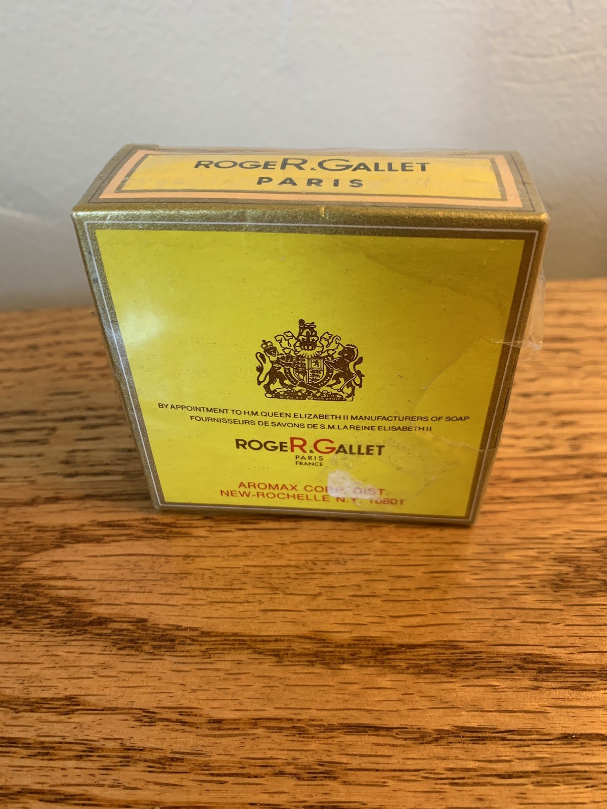 Roger & Gallet Soap Rose THE 2oz Original Box VTG Tea Bath Sealed Perfume Paris