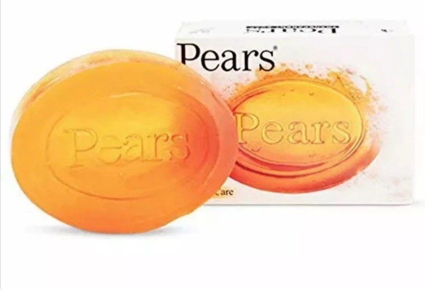 Pears Transparent Glycerin Bar Soap 3.53 Oz Pack of 2 (Gold-Orange Color)
