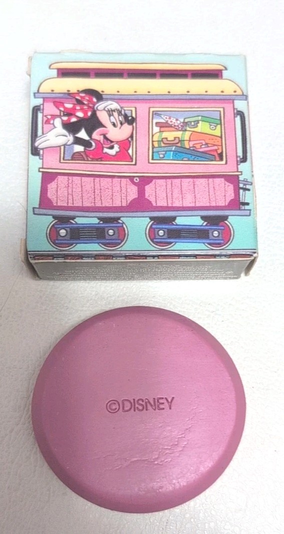 Mickey and Friends 4 Set Train Soap 1oz Avon Punch Out Boxes 1990 NOS