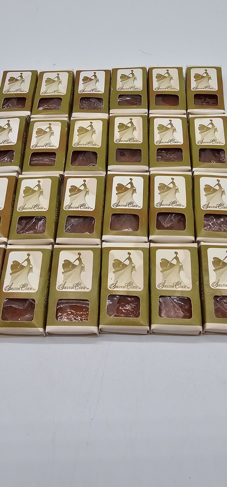 Vintage Savon Clair Mini Soaps Boxed Lot of 26 Unused Old Stock 1950’s NOS