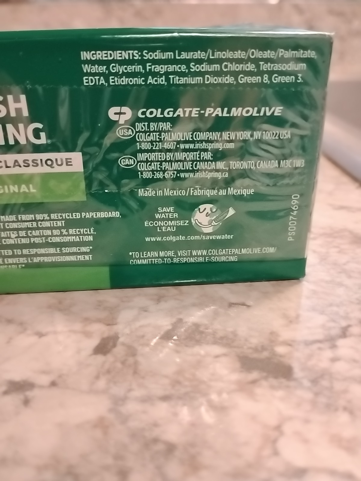 Irish Spring Original Scent Classic Bar Soap Pack of 2 – 3.2 oz Bars