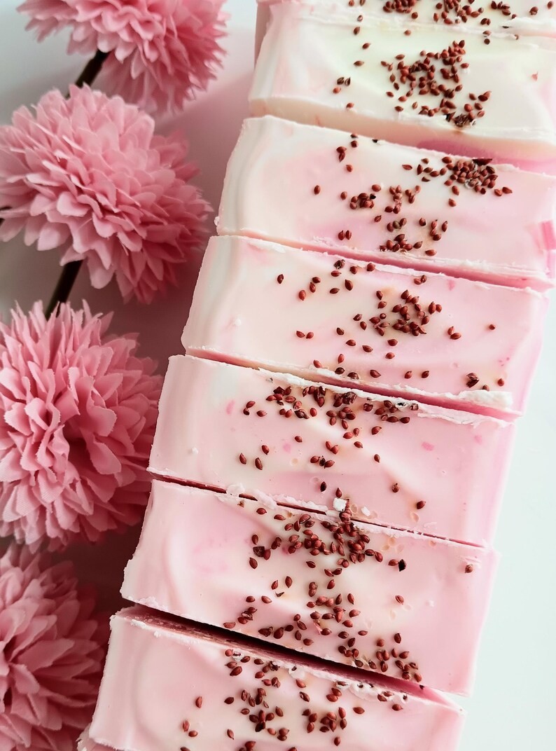Citrus Garden Cold Process Soap | Geranium Grapefruit Spearmint Handmade Soap