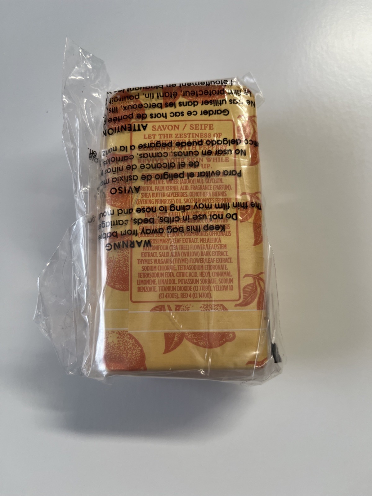Crabtree & Evelyn RARE Citron & Coriander Energising Bar Soap 158g 5.5 oz NEW