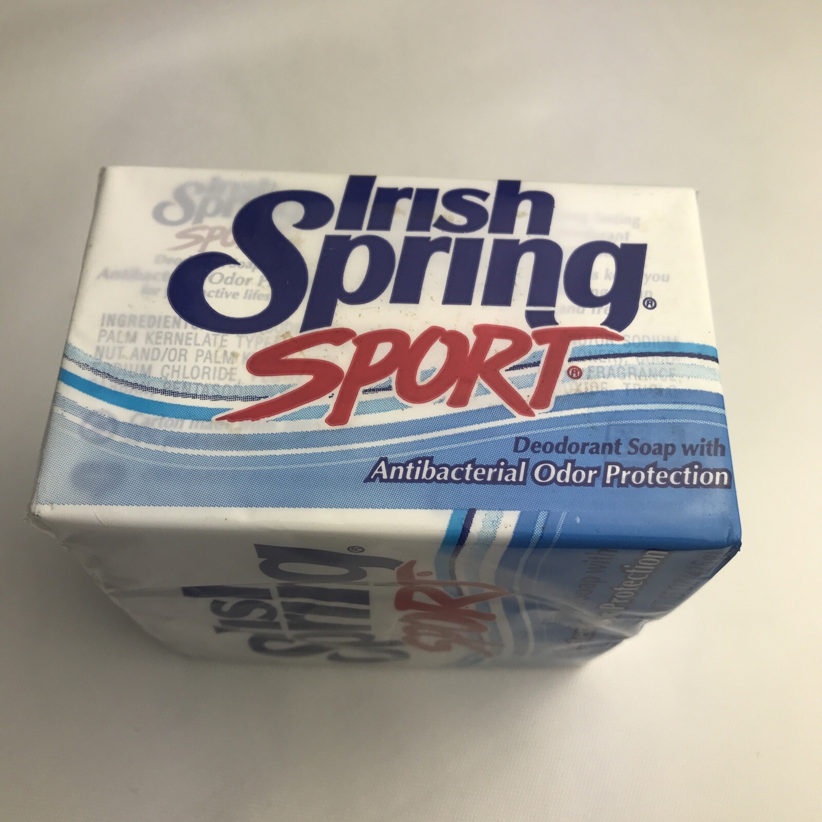 Irish Spring Sport Deodorant Soap 3 pk 4.5 oz Bars Odor Protection Discontinued