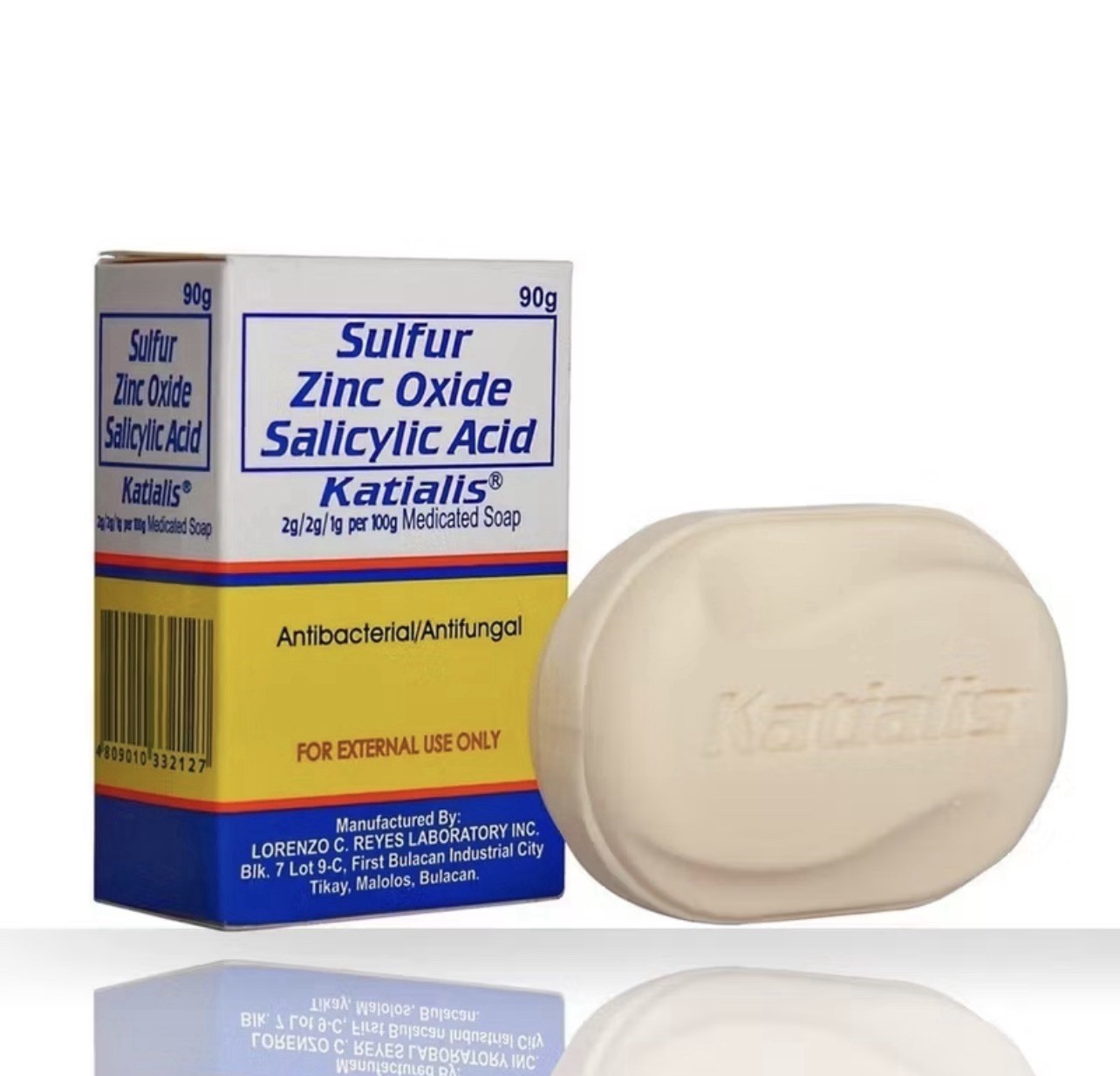 Katialis Medicated Soap Anti-Bacterial/AntiFungal 90 grams