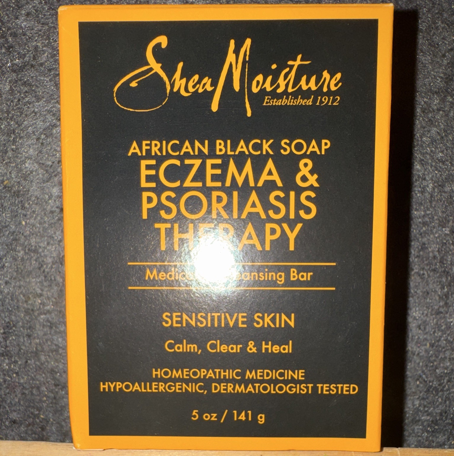 SheaMoisture African Black Soap Eczema & Psoriasis Therapy Bar 5 oz