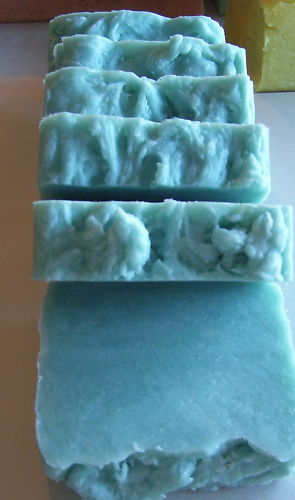OCEAN WATER HANDMADE SHEA BUTTER SOAP 6 LARGE BARS
