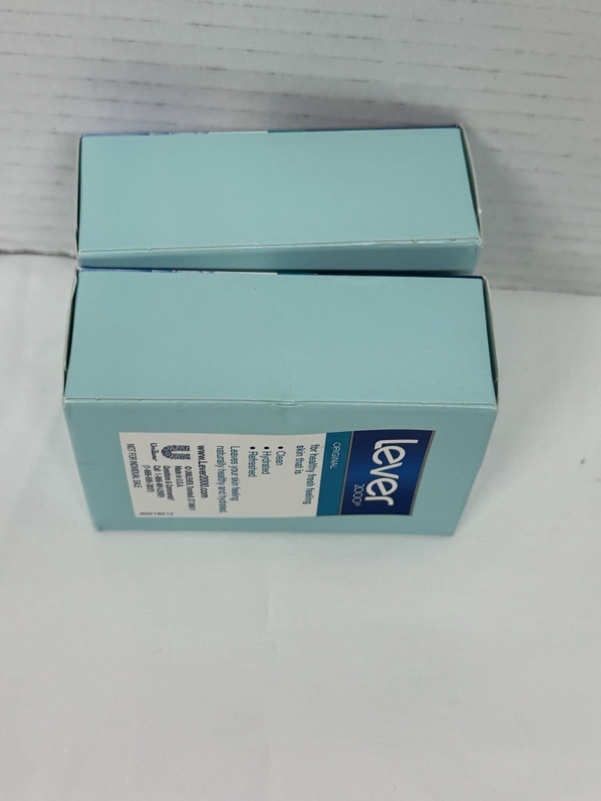 Lever 2000 Original Bar Soap Made In USA (2) 4oz Bars New Discontinued