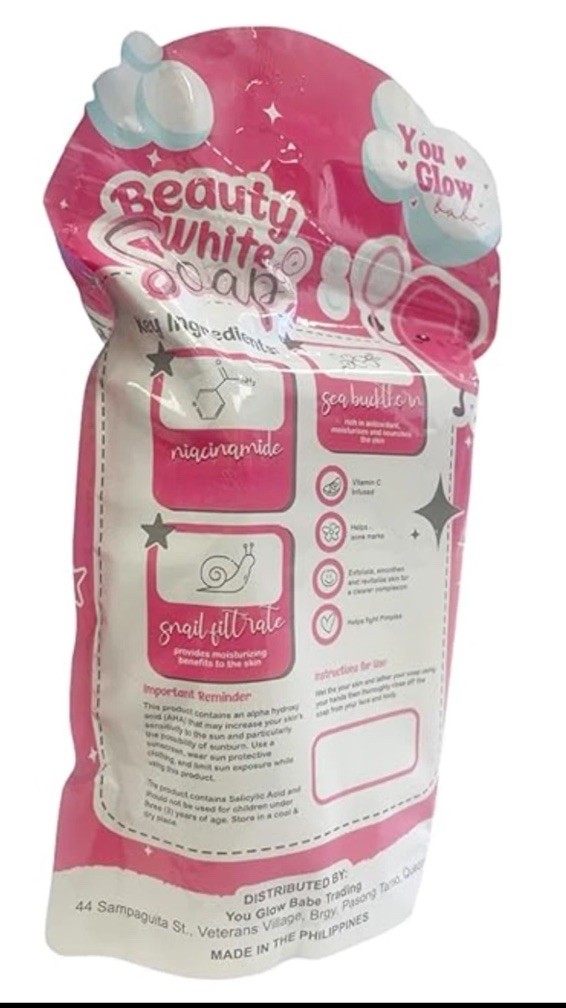 Beauty White Soap by You Glow Babe, 5 Bars x 70g