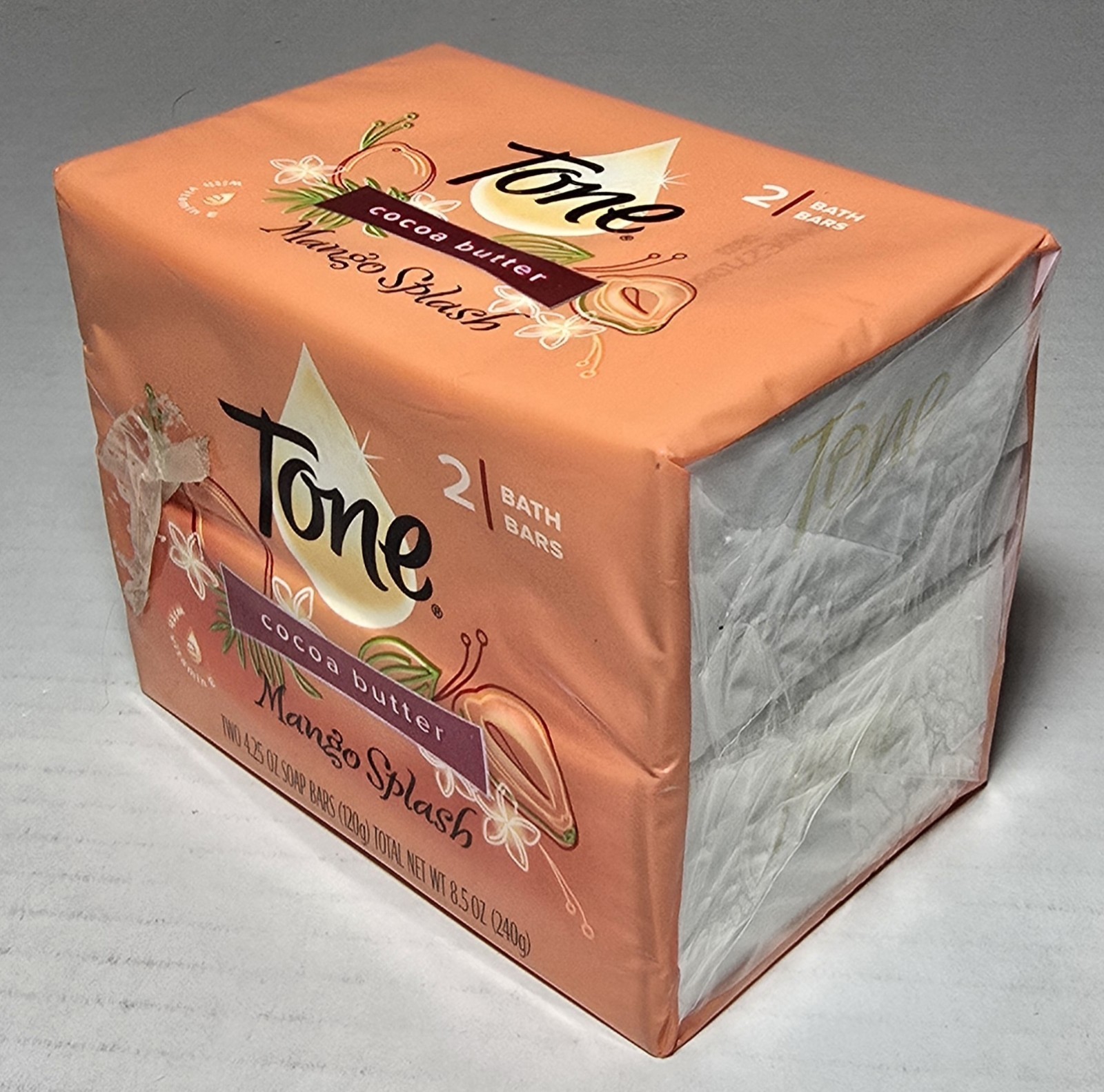 Tone Cocoa Butter Mango Splash Soap New