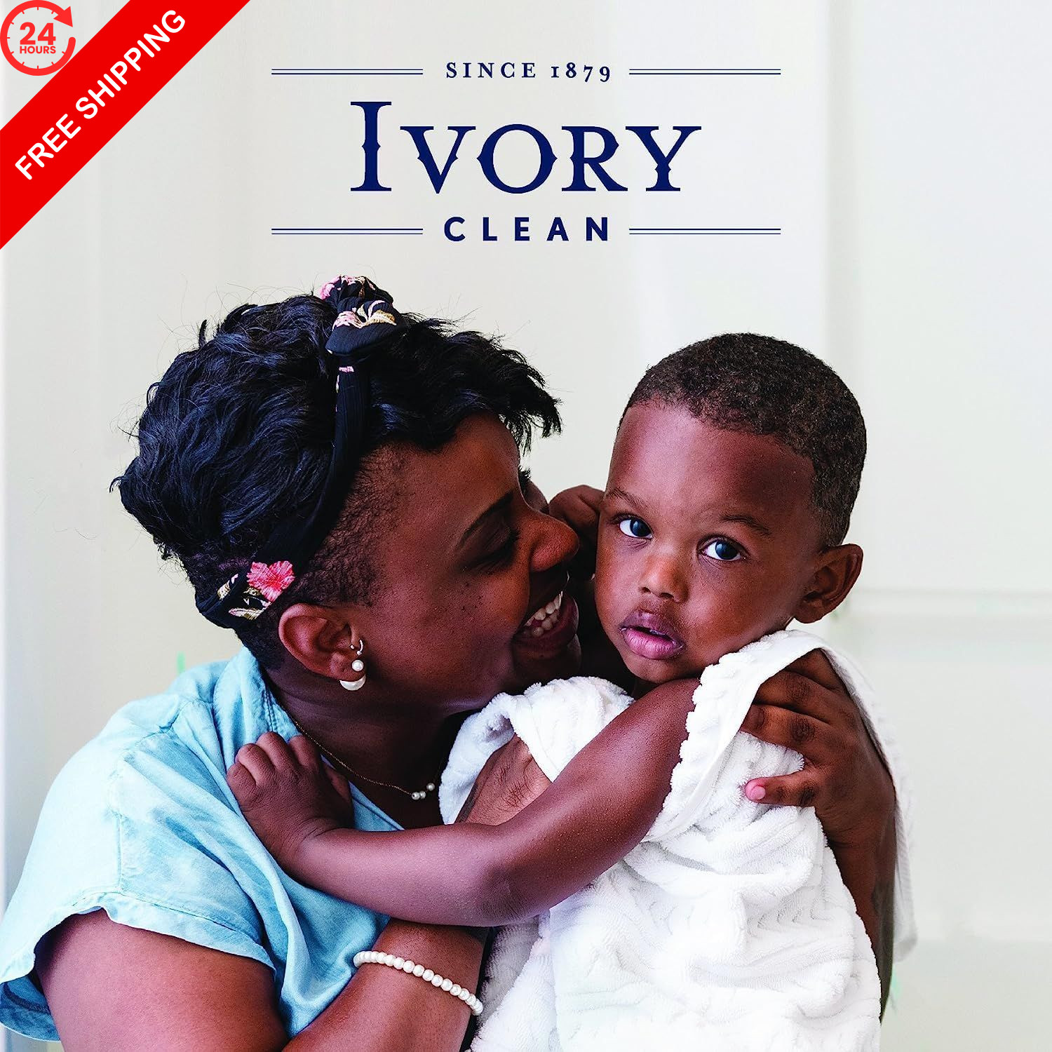 Ivory Gentle Bath Bar Soap, Designed for Whole 10 Ounce (Pack of 1), White