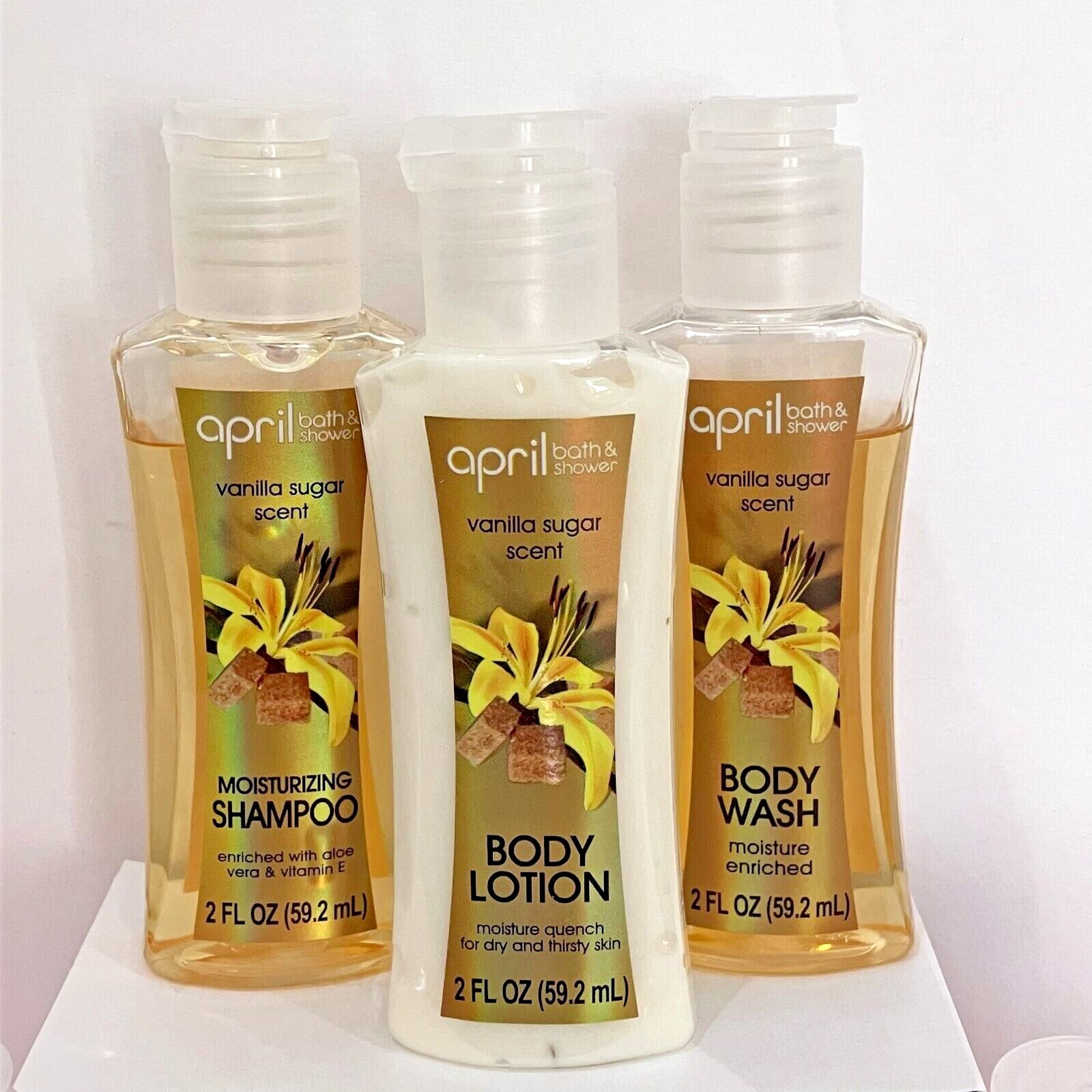 Ladies Scented Toiletries-Travel Size-Travel Kit-Body Wash- Lotion-Shampoo-Gift