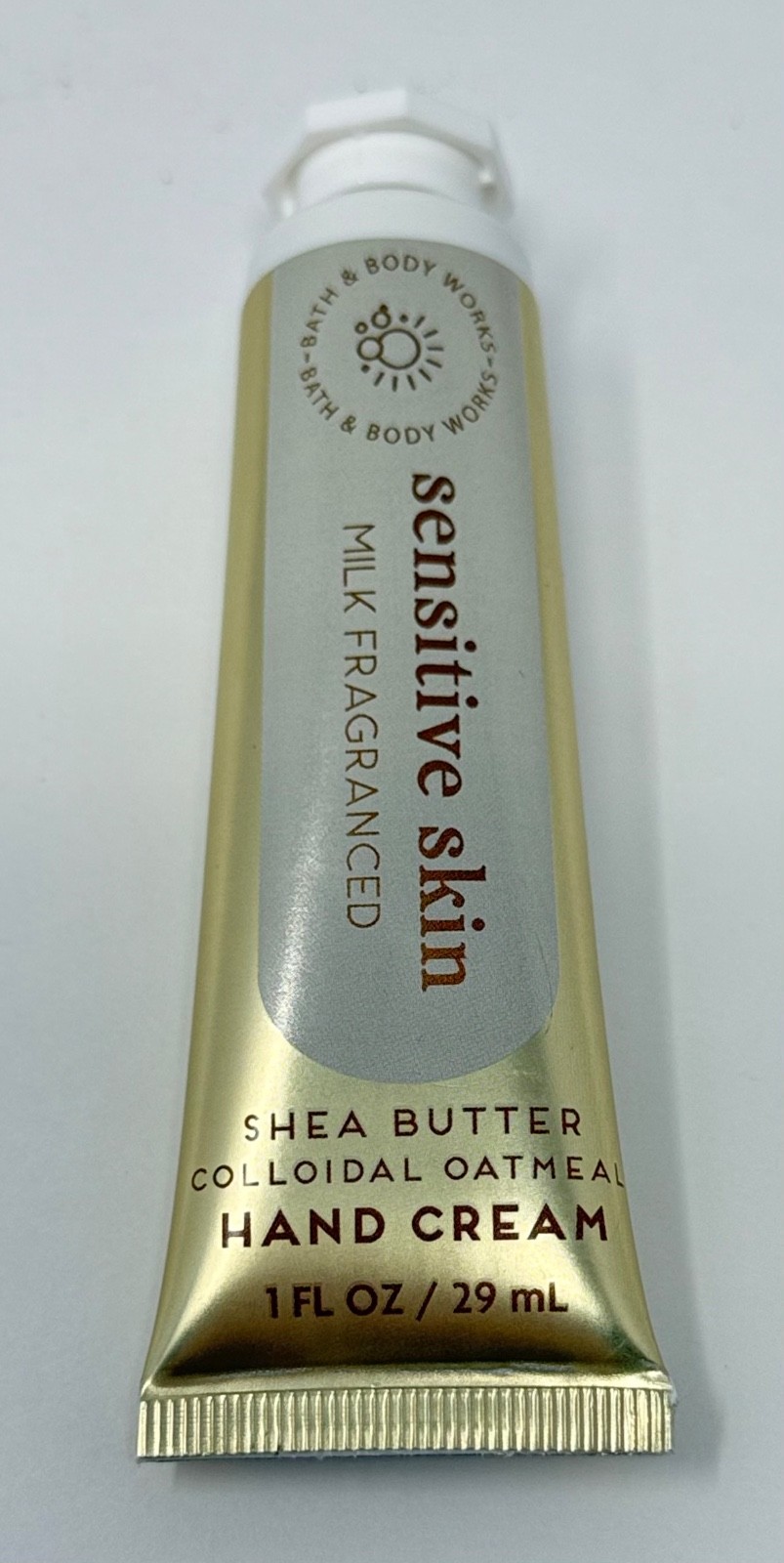 1 BATH & BODY WORKS SENSITIVE SKIN MILK COLLOIDAL OATMEAL HAND CREAM LOTION 1OZ