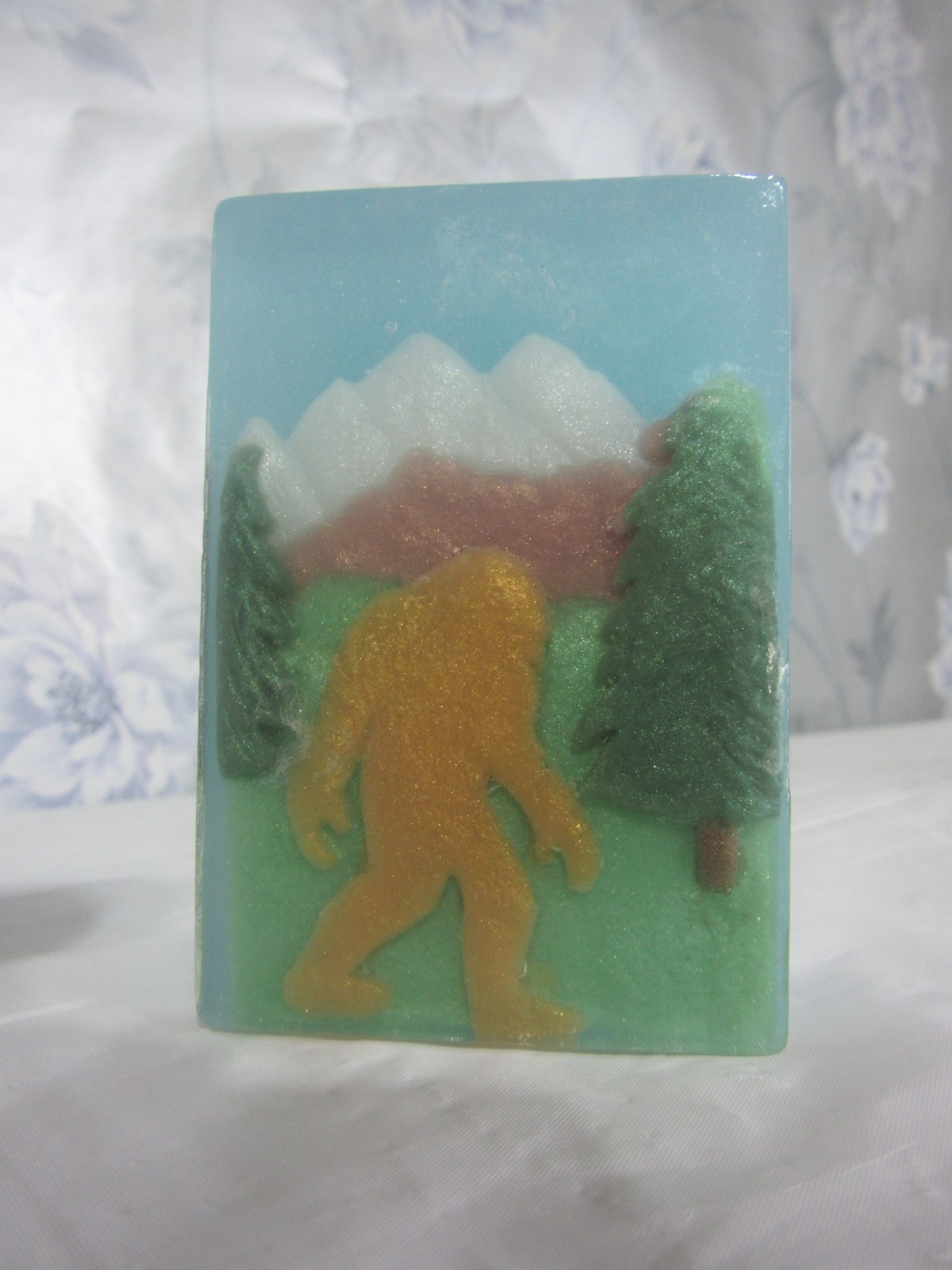 glycerin soaps handcrafted “UFO/Sasquatch” 2 different scents