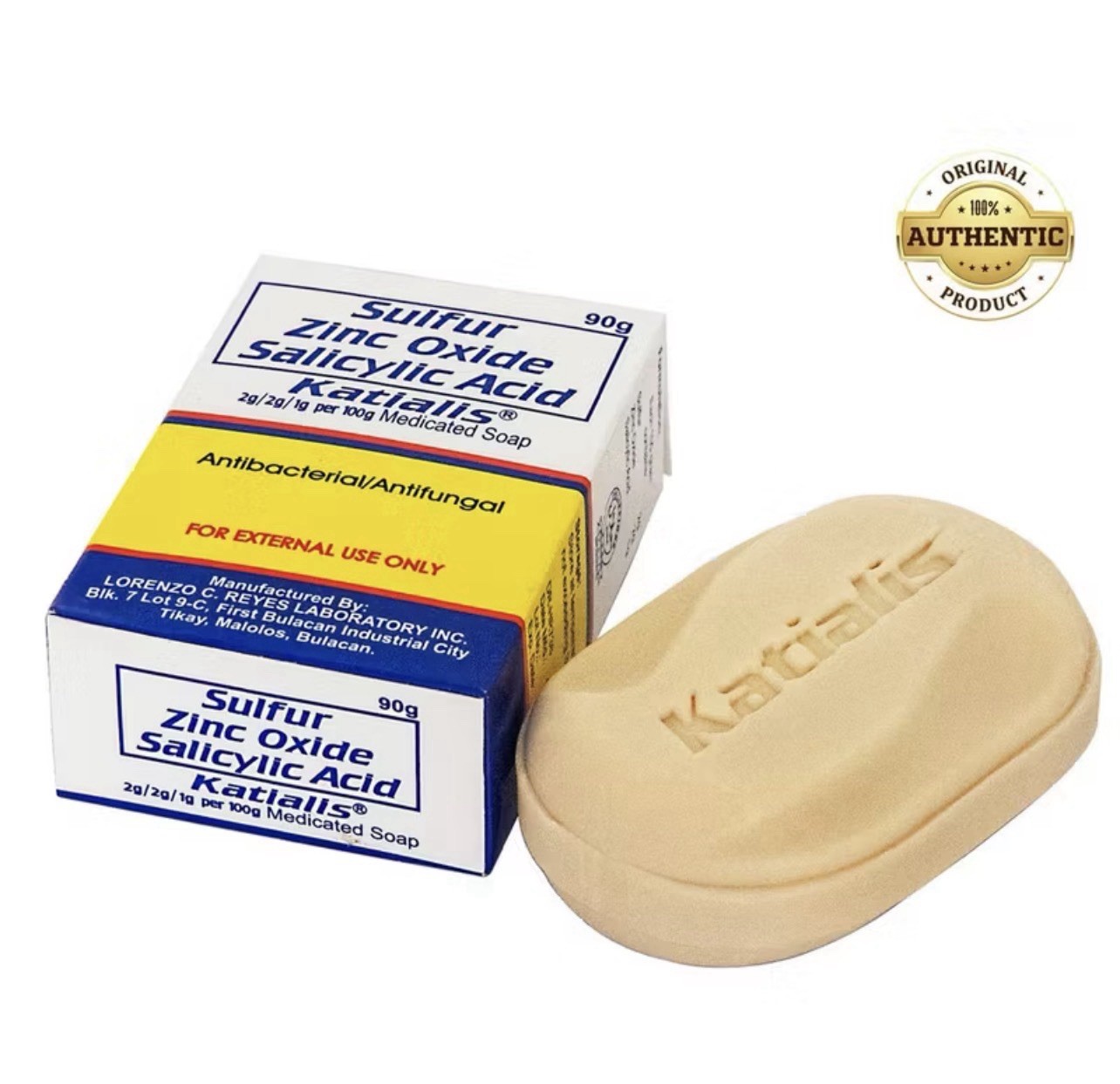 Katialis Medicated Soap Anti-Bacterial/AntiFungal 90 grams