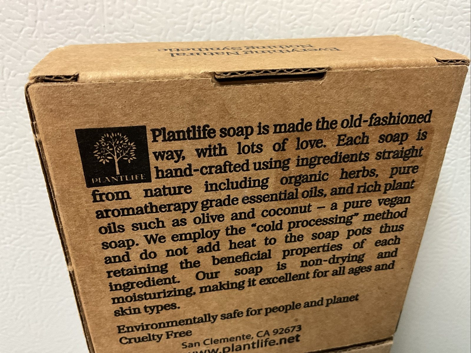 2 – Plantlife Aromatherapy Vegan Cold Pressed Herbal Bar Soap 4.5oz – Patchouli